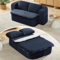 thumbnail image 1 of NeoKo 2-in-1 Convertible Compression Sofa, Modern Folding Futon Floor Foam Compression Sofa Bed with Multifunctional Blanket and Pillows, Suitable for Living Room, Bedroom, No Assembly Required., 1 of 8