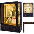 thumbnail image 1 of NeoMart-11x16 Shadow Box Frame with Light, Memorial Display Case with Shelves, Drawer and Slot for Keepsakes, Large Deep Shadow Box for Flowers and Pet Memorial, Black, 1 of 7