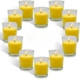 thumbnail image 1 of NeoMart - 12 Pack Small Citronella Candles Outdoor and Indoor Soy Wax Glass Votive Candles for Party Dinner and Camping - 12 Hours Burn Time, 1 of 8