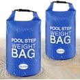 thumbnail image 1 of NeoMart 2 Pack Universal Pool Step Weights, 25L/50LB No Breaken Pool Ladder Weights for Above Ground Pools, Waterproof Pool Sand Stair Weights for Pool Steps, Easy&Quick Fill Sand (Blue), 1 of 14