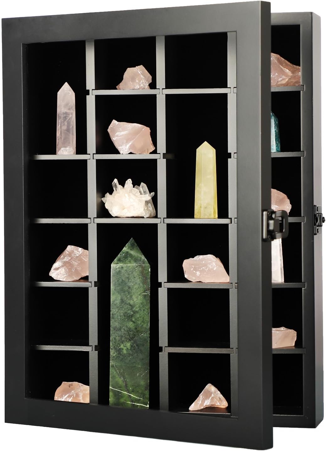 Southern Star Displays Cherry Wood Shadow Box 12x12x2 – For Arrowheads, Knives, Collectibles
