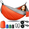 thumbnail image 1 of NeoMart Camping Hammock Lightweight, Portable Hammocks Parachute Hammock with Two Tree Straps,Single or Double Travel Swing Nylon Camp Hammocks, Outdoor Essentials for Beach Backpacking Hiking, 1 of 14