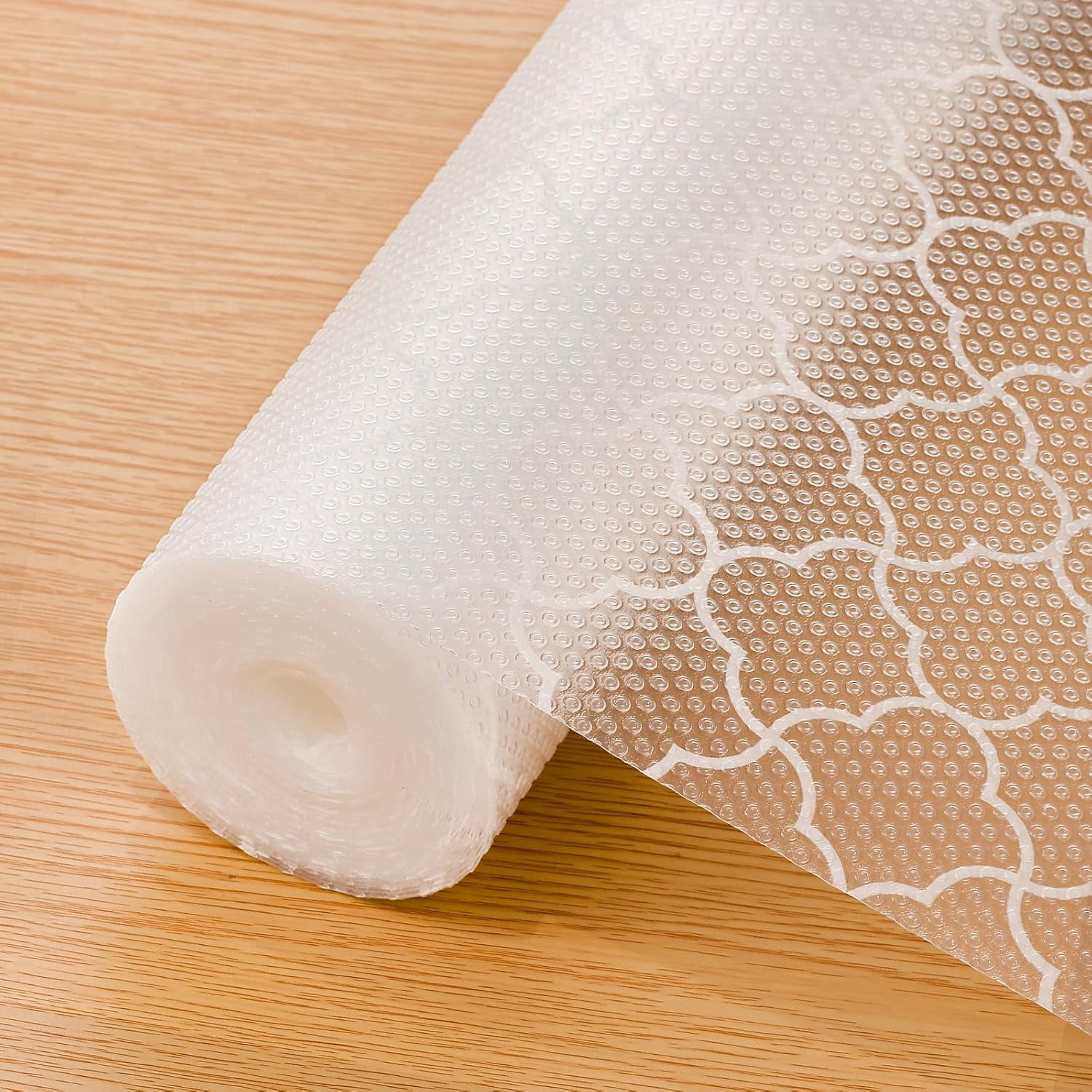 Cooyes Non-Adhesive Shelf Liner - Waterproof EVA Cabinet & Drawer Liner, Easy To Cut, Multiple Sizes For Kitchen, Bathroom & Pantry