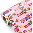 thumbnail image 1 of NeoMart- Nutcracker Christmas Wrapping Paper - Mini Roll - 17 Inch x 16.5 Feet - Pink Nutcracker Wrapping Paper for Christmas, Holiday, Party Celebration, 1 of 14