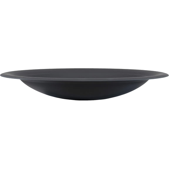 NeoNiches Round Steel Outdoor Fire Pit Bowl Replacement Insert for DIY Ring or Existing Stand - Wood-Burning Backyard Patio Firepit for Outside - 39" Outer / 30" Inner Diameter - Black
