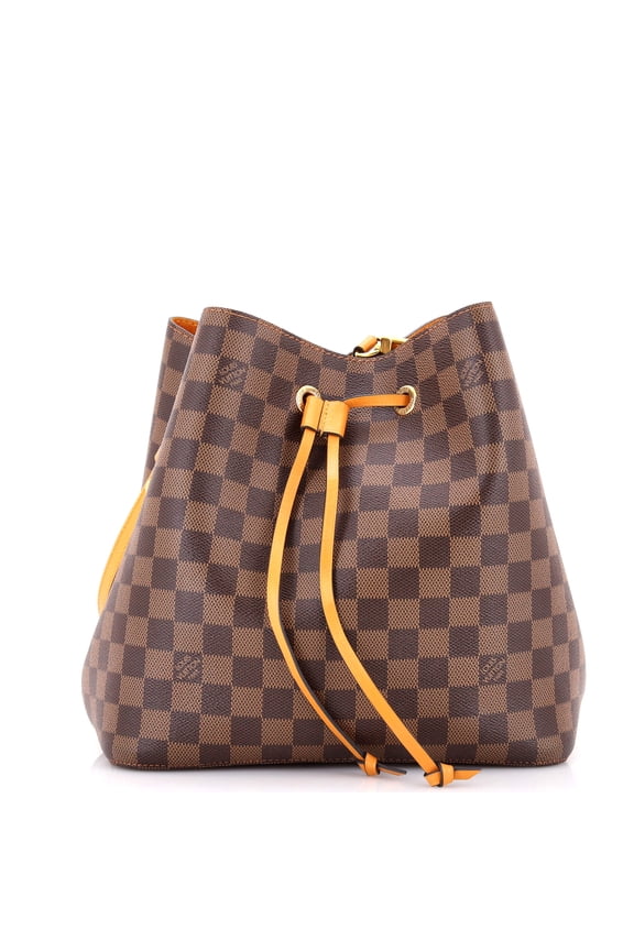 Pre-Owned NeoNoe Handbag Damier with Leather MM By Rebag