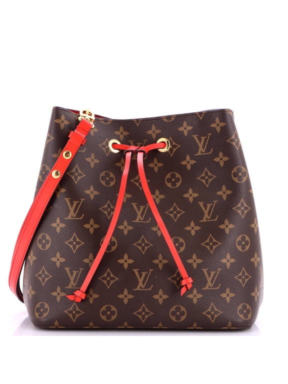 NeoNoe Handbag Monogram Canvas with Leather MM By Rebag