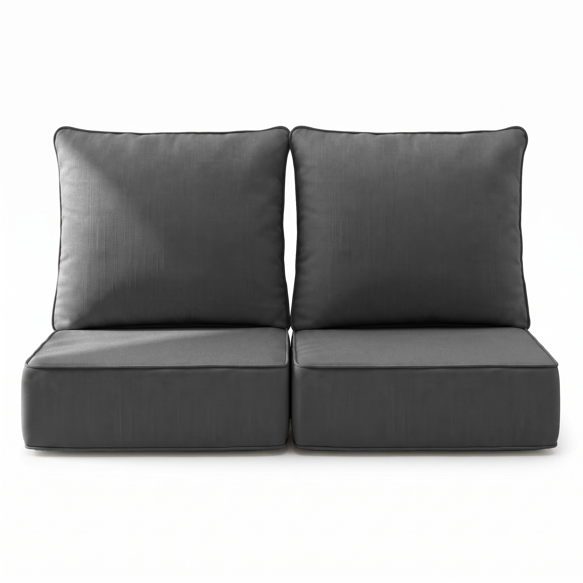 NeoNubo Outdoor Deep Seat Cushion, 22 x 24 x 6 inch for Patio Furniture, Waterproof Fade & Weather Resistant for Wicker Chair, Sofa, Couch