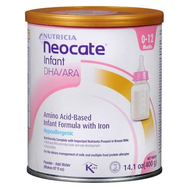 Neocate Infant - Hypoallergenic, Amino Acid-Based Baby Formula with DHA/ARA - 14.1 Oz Can
