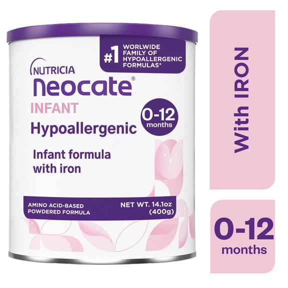Neocate Infant - Hypoallergenic, Amino Acid-Based Baby Formula with DHA/ARA - 14.1 Oz Can