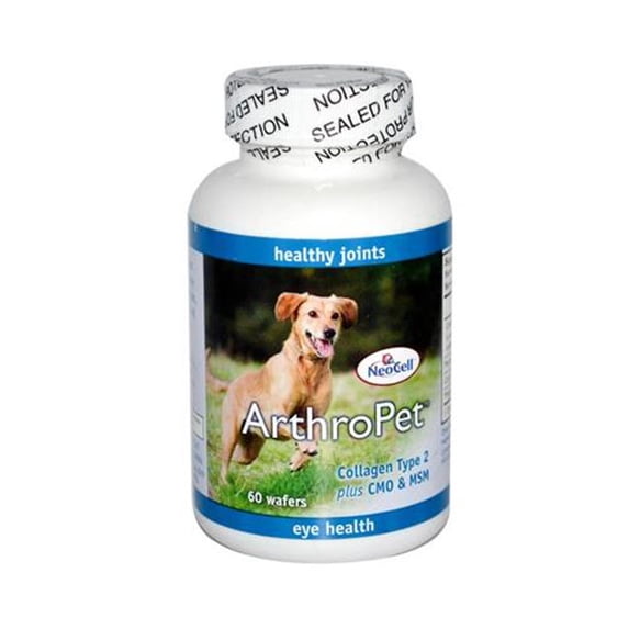 Neocell Laboratories HG0426031 Arthropet Collagen Type 2 Plus CMO & MSM - 60 Wafers