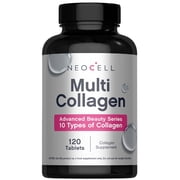 Super Multi Collagen Peptides | 120 Tablets | Skin, Hair and Nails Supplement for Men and Women | by NeoCell
