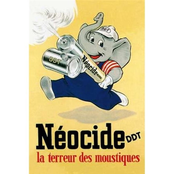 Neocide DDT - La Terreur des Moustiques Poster Print by  Vintage Elephant