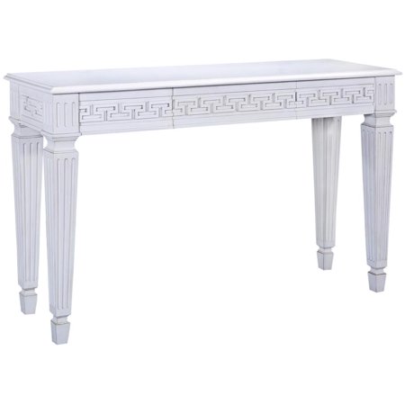 Neoclassic Console Table in Venetian White