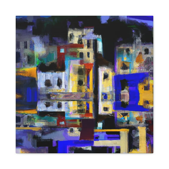 "Neoclassical Abstraction Seen" - Canvas