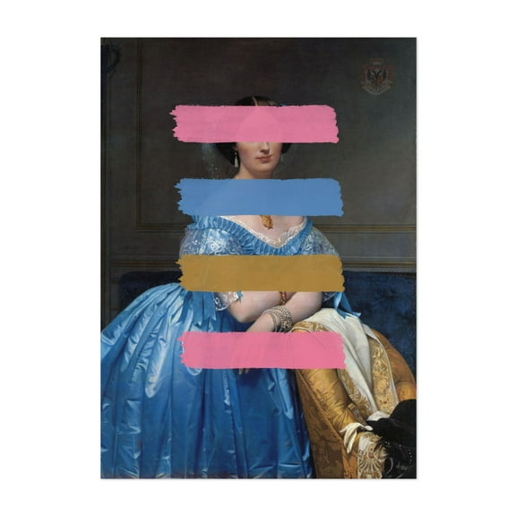 Neoclassical Portrait No.2 - Photography Victorian Surrealism Modern Art Pop Art Fashion Unframed Wall Art Print 4 x 6 inches