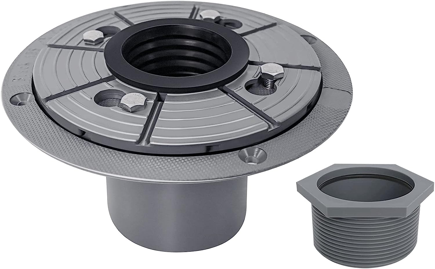 Neodrain 2Inch PVC Sub Drain, Shower Drain Base, No Hub Shower Drain
