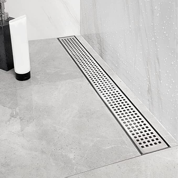 Neodrain 32-Inch Brushed Stainless Steel Linear Shower Drain