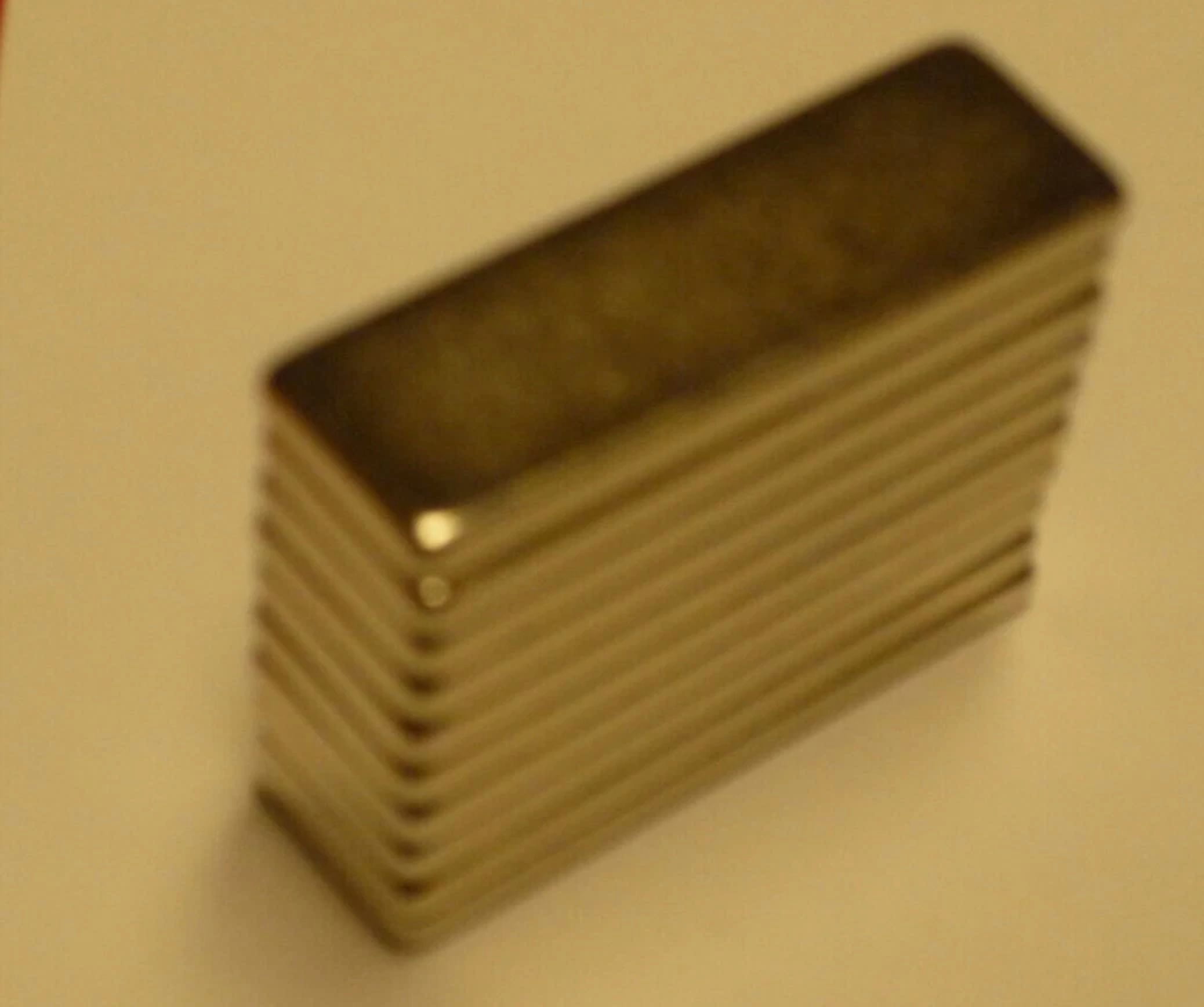 Neodymium Block Magnets (10 Pk) 25 Mm X 8 Mm X 2 Mm Thick - Higher N52 Power
