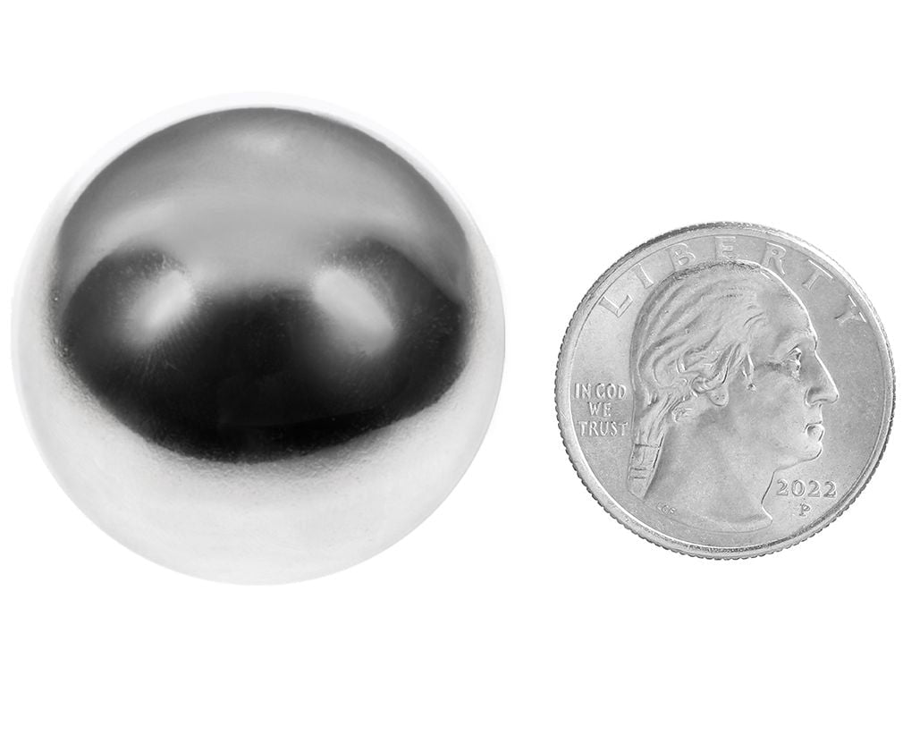 Neodymium Magnet 1.26" Ball Sphere - Rare Earth Magnets for Crafts, DIY, Science, Office & Hobby