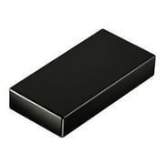 Neodymium Magnet 1 x 1/2 x 1/4 Grade N52 Black Epoxy Rare Earth Very Powerful-US Shipping Included