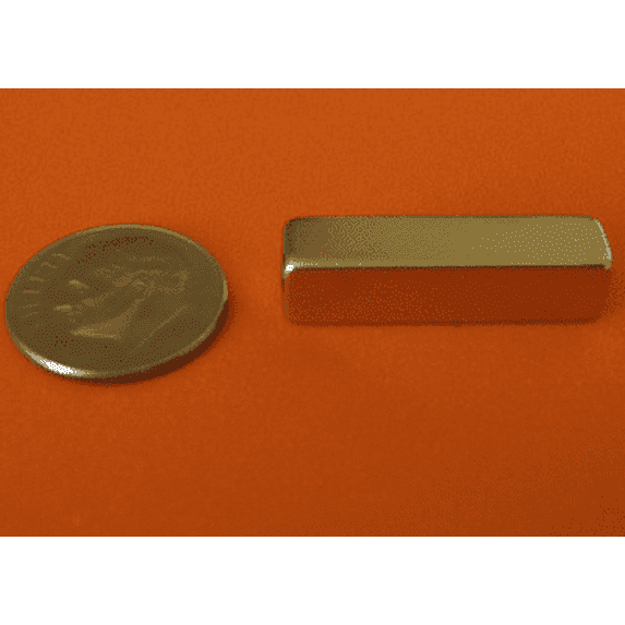 Neodymium Magnets Block 1 in x 1/4 in x 1/4 in
