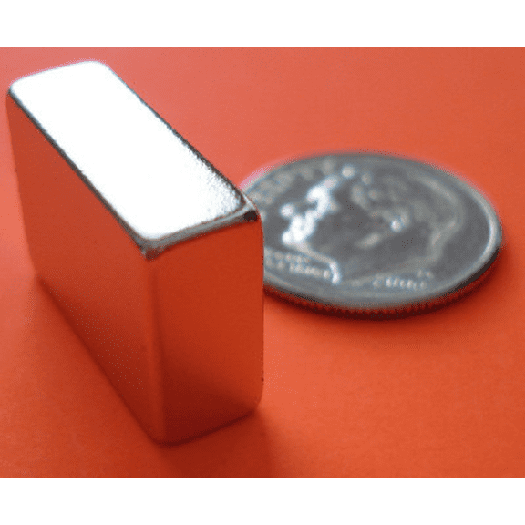 Neodymium Magnets N42 Block 3/4 in x 1/4 in x 1/2 in