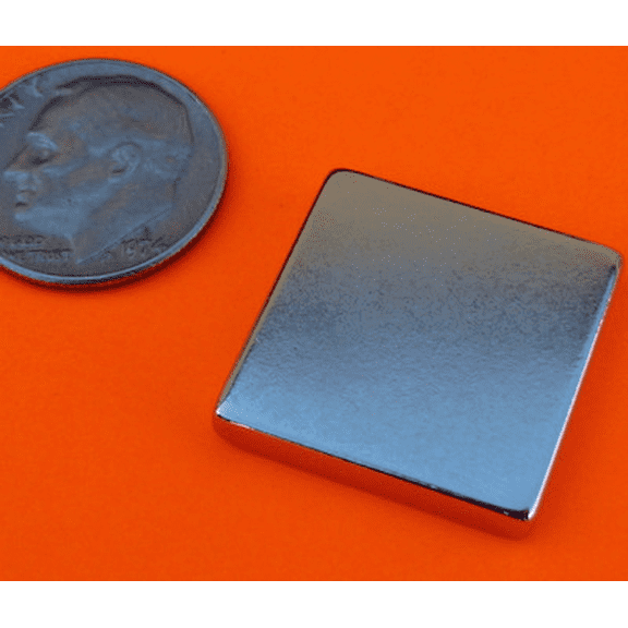 Neodymium Magnets N42 Block 3/4 in x 3/4 in x 1/8 in
