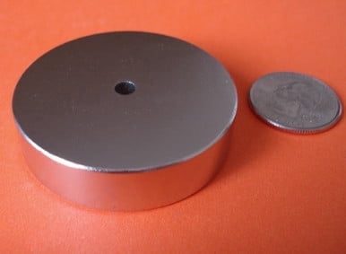 Neodymium Ring Magnets 2 in OD x 3/16 in ID x 1/2 in Rare Earth