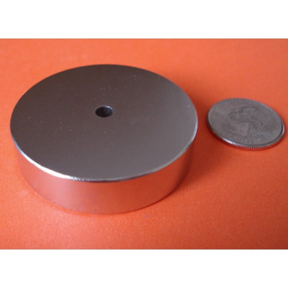 Neodymium Ring Magnets 2 in OD x 3/16 in ID x 1/2 in Rare Earth N42