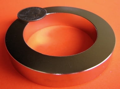 Neodymium Ring Magnets 3 in OD x 2 in ID x 1/2 in Rare Earth