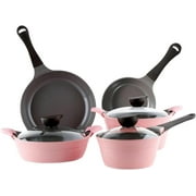 Neoflam Eela 8-Piece Nonstick Cast Aluminum Cookware Set with Lid