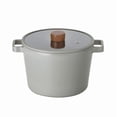 thumbnail image 1 of Neoflam Fika 4.9QT Deep Stock Pot, Gray Color Edition, Full Induction Casserole (22cm), 1 of 7