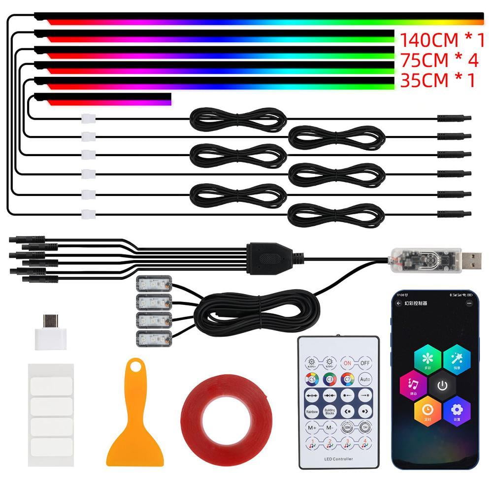 Curated visual reference: Picture Idea: Neoflow Dynamic Rgb Interior Light Kit Ambient Lighting Car Interior
