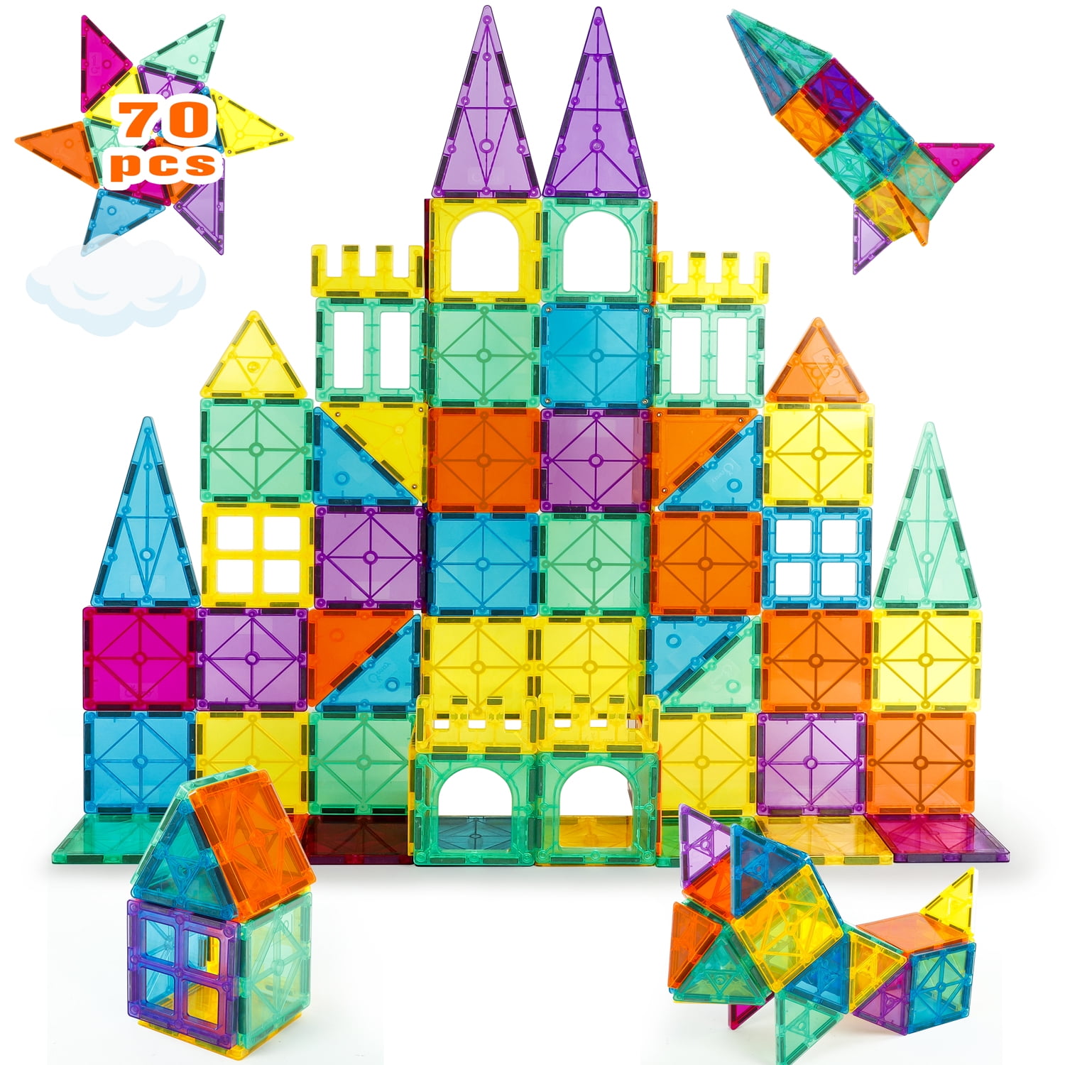 100-Piece Magnetic Building Set – Peeka & Co.