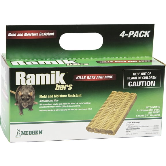 Neogen Corporation Ramik Rat And Mouse Poison Bar - Single Pack
