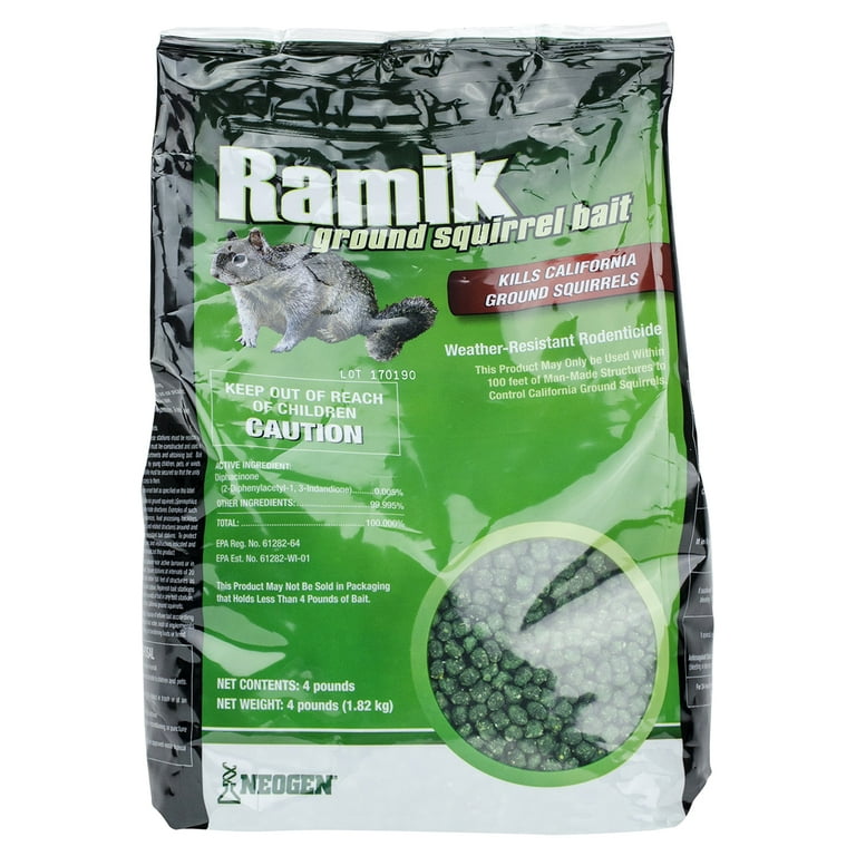 Neogen Ramik Ground Squirrel Bait Killer Pellets, Weather 