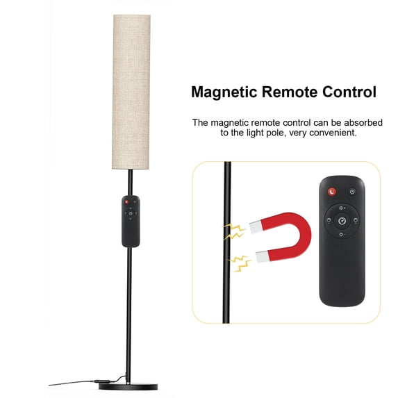 Neoglint Floor lamp,Remote 2800k-7000k Adjustable Color Temperature Modern Temperature Modern Led 1h2h3h Function Room Room/bedroom/office 3000k-7000k Tall Color 1h2h3h Function Remote Floor Lamps