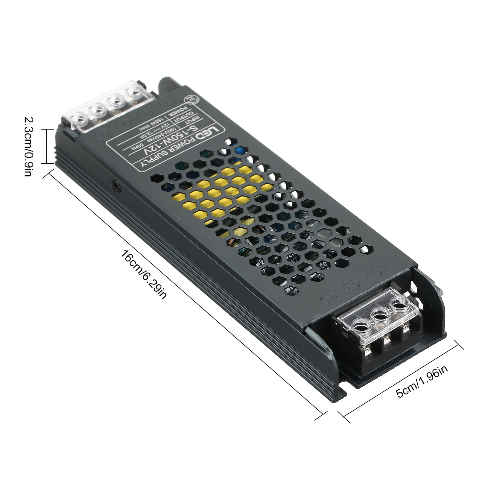 Neoglint Ultra Thin Regulated Supply Adapter for LED Strip Light ...