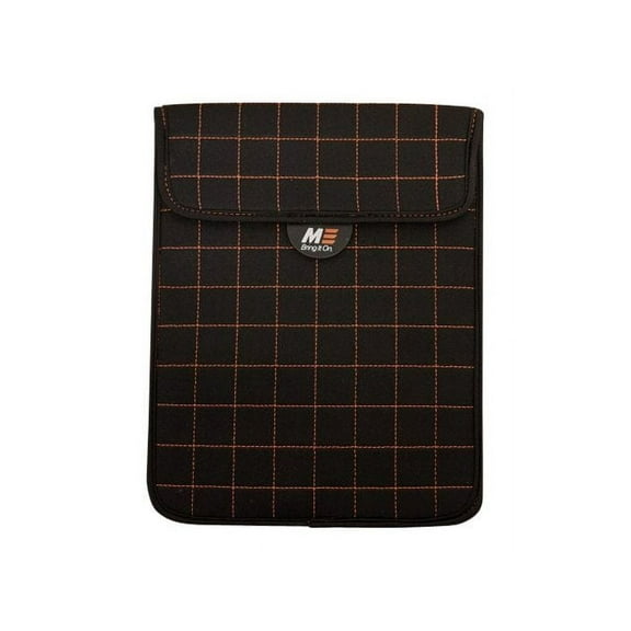 Mobile Edge NeoGrid iPad or any 10.1" Tablet Sleeve - Protective sleeve for tablet - neoprene - black/orange