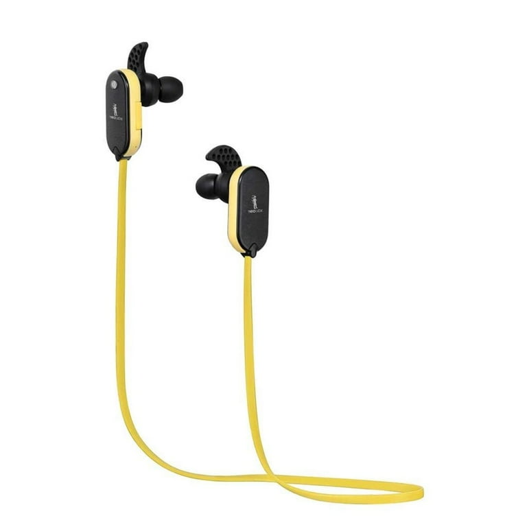 Neojdx Wingz Bluetooth Headphones Wireless Sports Earphones w Mic IPX5 Waterproof HD Stereo Earbuds 6 Hour Battery Noise Cancelling Headsets