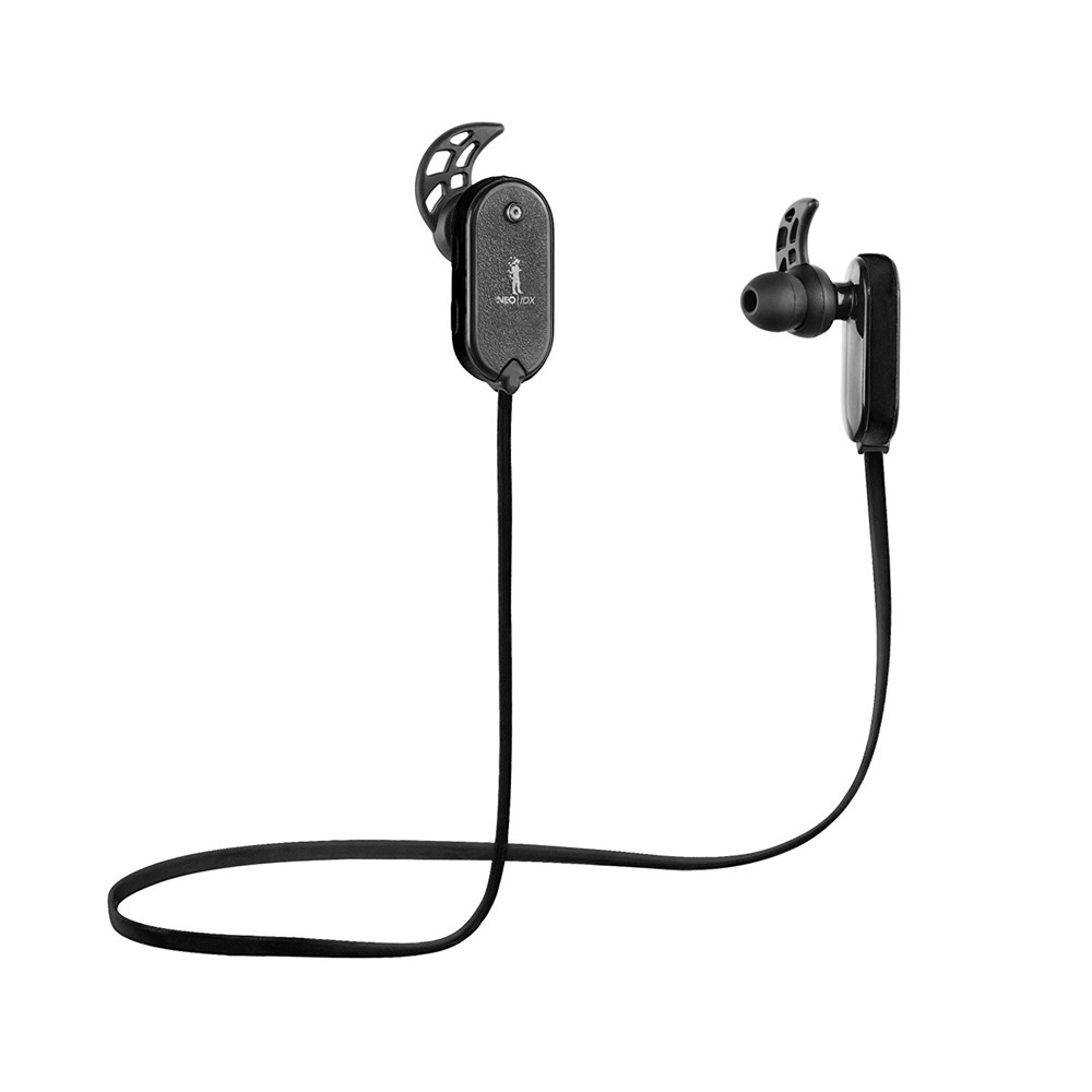 Neojdx Wingz Bluetooth Headphones, Wireless Sports Earphones w/ Mic IPX5 Waterproof HD Stereo Earbuds 6 Hour Battery Noise Cancelling Headsets