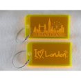 thumbnail image 1 of Neon Acrylic I.D. Tag - London Yellow -pack of 2, 1 of 1