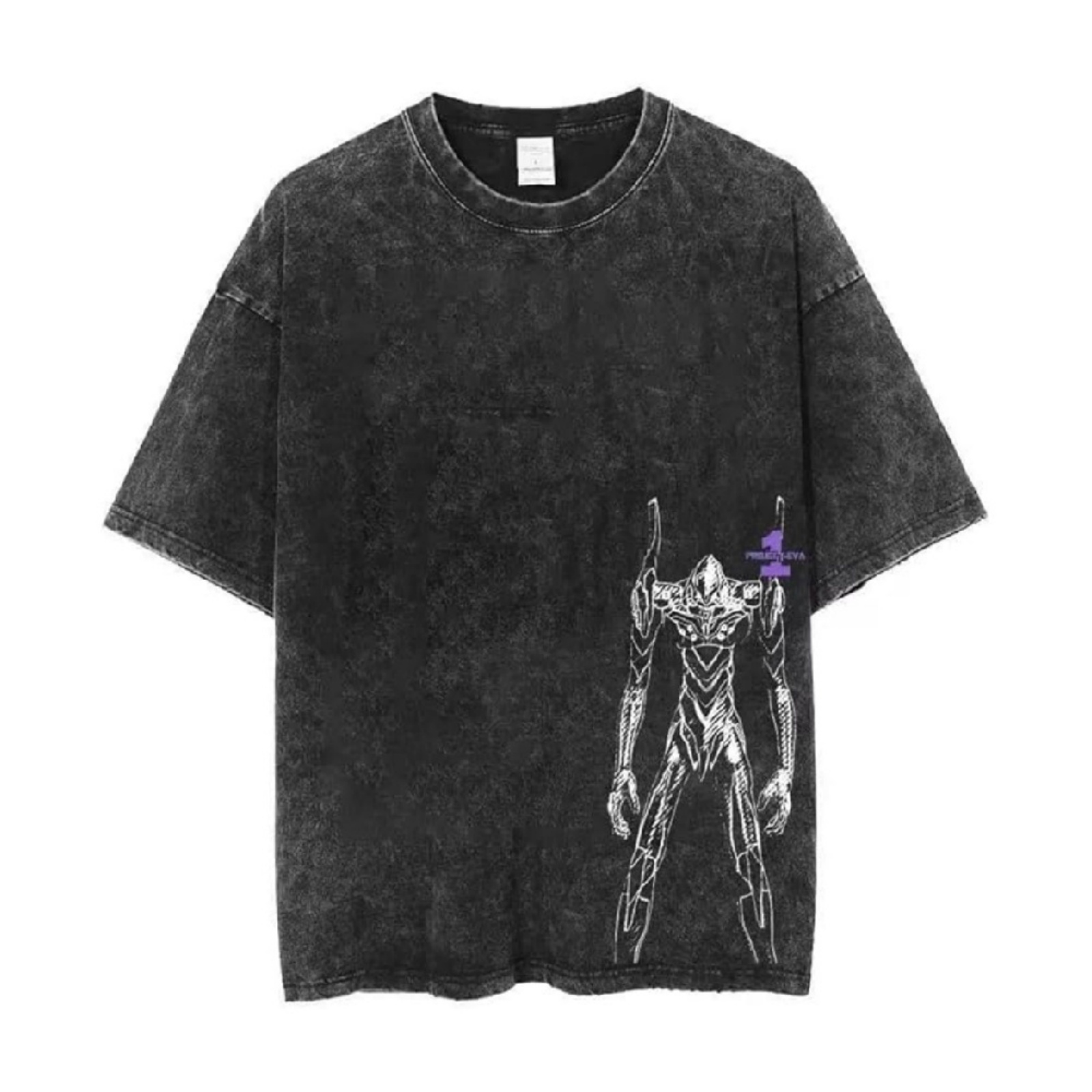 Eva Merch Neon Anime Genesis Evangelion T-shirt Souryuu Asuka Langley EVA NGE ...