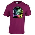 thumbnail image 1 of Neon Astronaut Space Cat Funny Short Sleeve T-shirt-AntiqueSapphire-XXXL, 1 of 4