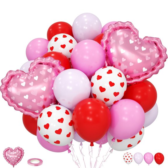 Neon Balloons, 80s 90s Disco Hot Pink Blue Green Orange Yellow Neon Dot Balloons with Star and Disco Ball Foil Balloons for 80s 90s Rock Theme Diso Party Decorations