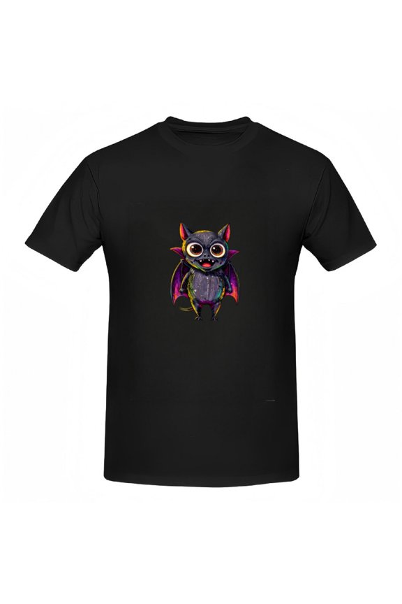 Neon Bat Graphic Tee - Kids' Halloween Costume Shirt