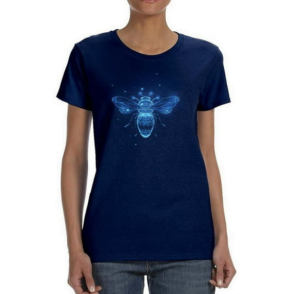 Neon Bee Shaped T-Shirt Women -Image by Shutterstock, Female XX-Large