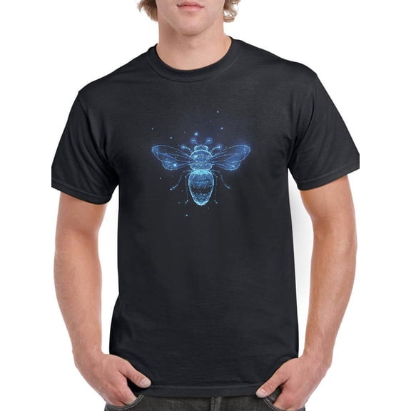 Neon Bee T-Shirt Men -Image by Shutterstock, Male Medium