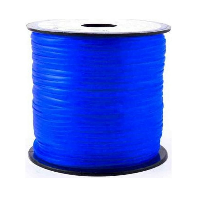 Glow in The Dark Blue Plastic Craft Lace Lanyard Gimp String Bulk 100 Yard Roll
